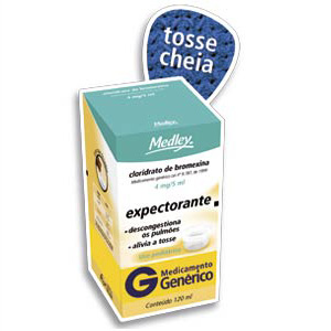 Cloridrato de Bromexina 4mg - Xarope Expectorante Pediátrico